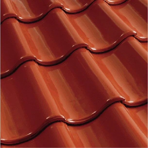 OS-RFT-039 · S-profile clay roof tile · Glazed Peach