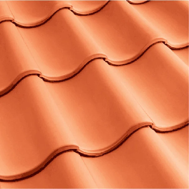 OS-RFT-040 · S-profile clay roof tile · Natural Red