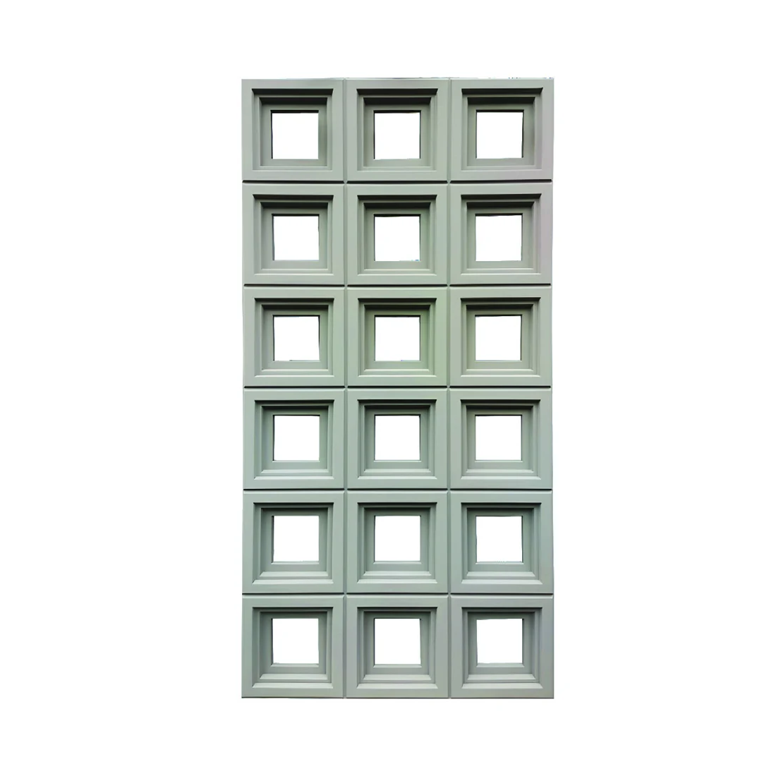 AB PU 04 · Square grid PU Wall Panel · Off White