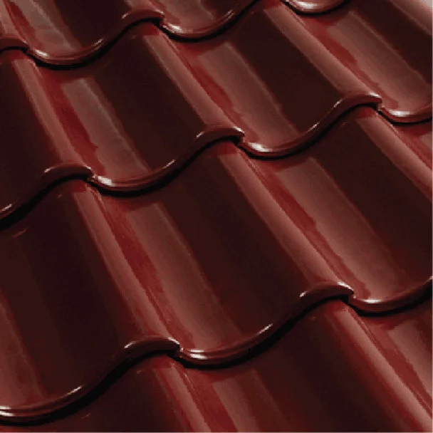 OS-RFT-038 · S-profile clay roof tile · Glazed Maroon