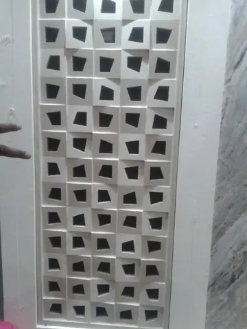 Square Grid Stone Jali Panel — OS-SM-064