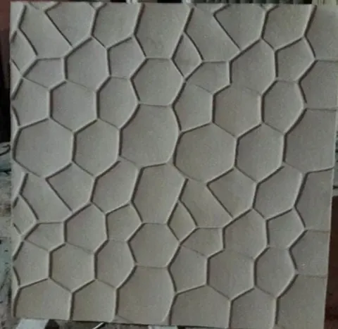 Irregular Honeycomb Stone Relief — OS-SM-020, view 1