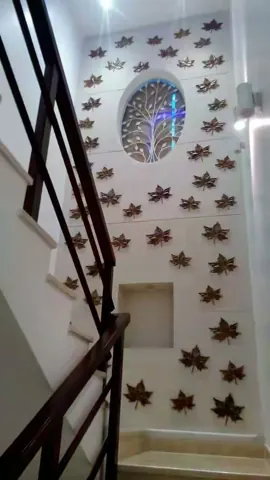 Tree Medallion and Leaf Wall Composition — OS-SM-033