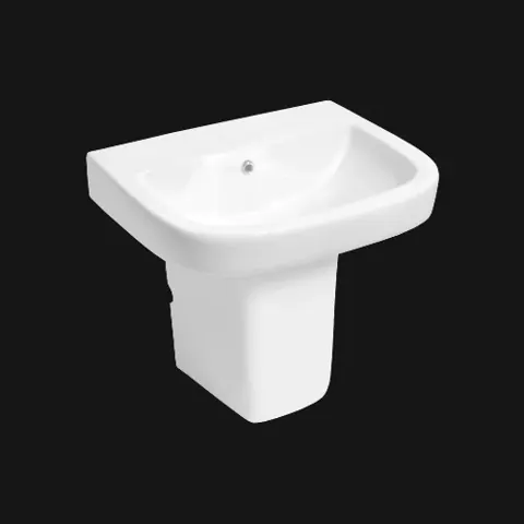 Neo Half Pedestal Basin — OS-SW-1356