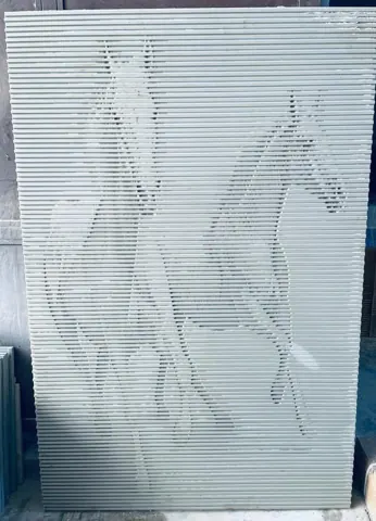Running Horses Linear Texture Stone Panel — OS-SM-103