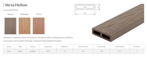 WPC Versa Hollow — OS-WPC-023