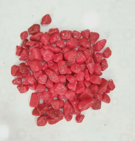 Red Decorative Pebbles — OS-PB-013