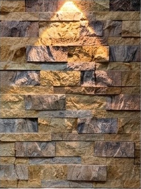 Multicolour Rustic Split Ledge Natural Stone Wall Cladding — OS-NWC-126