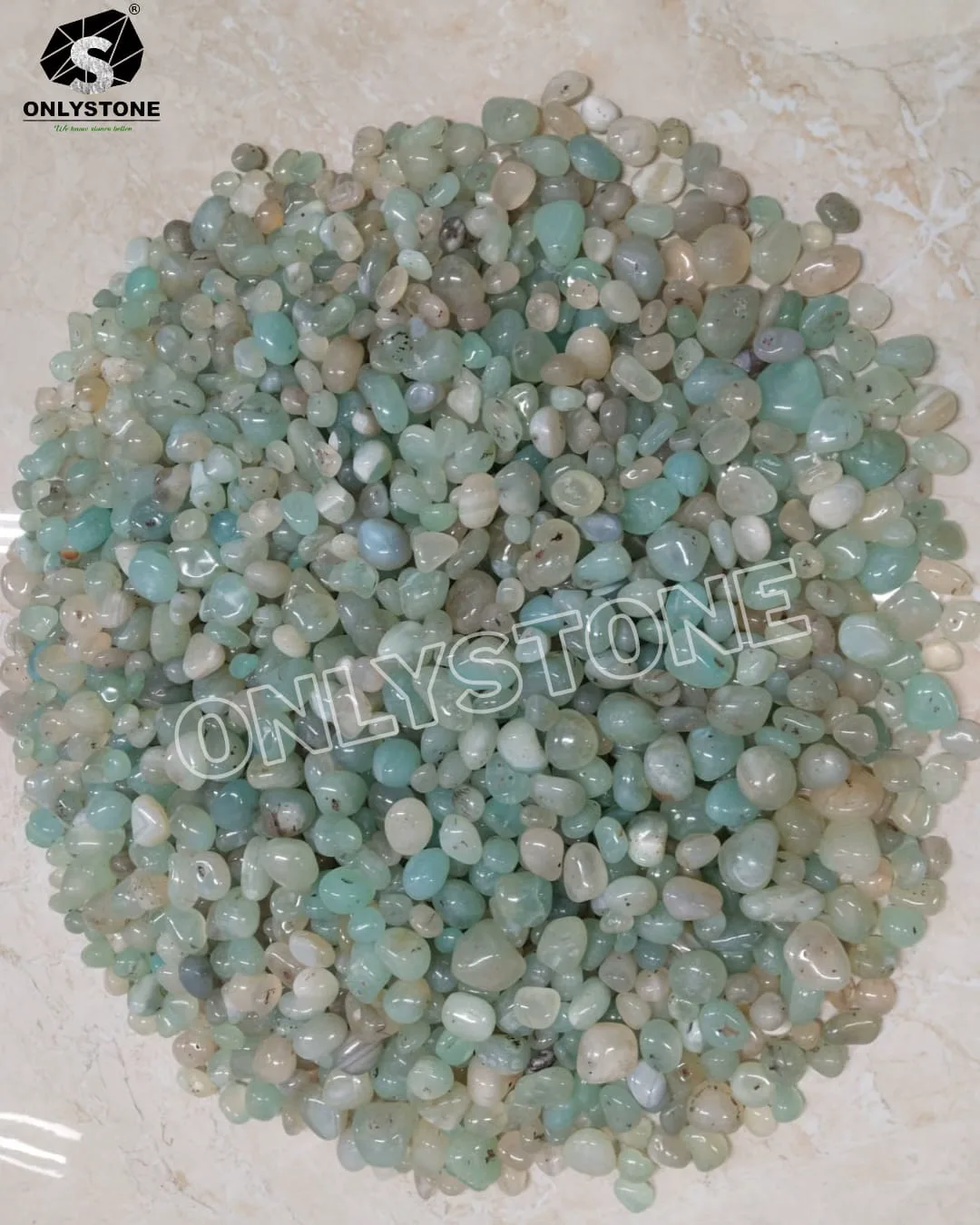 Aqua Onyx Pebbles — OS-PB-019 Onyx Pebbles