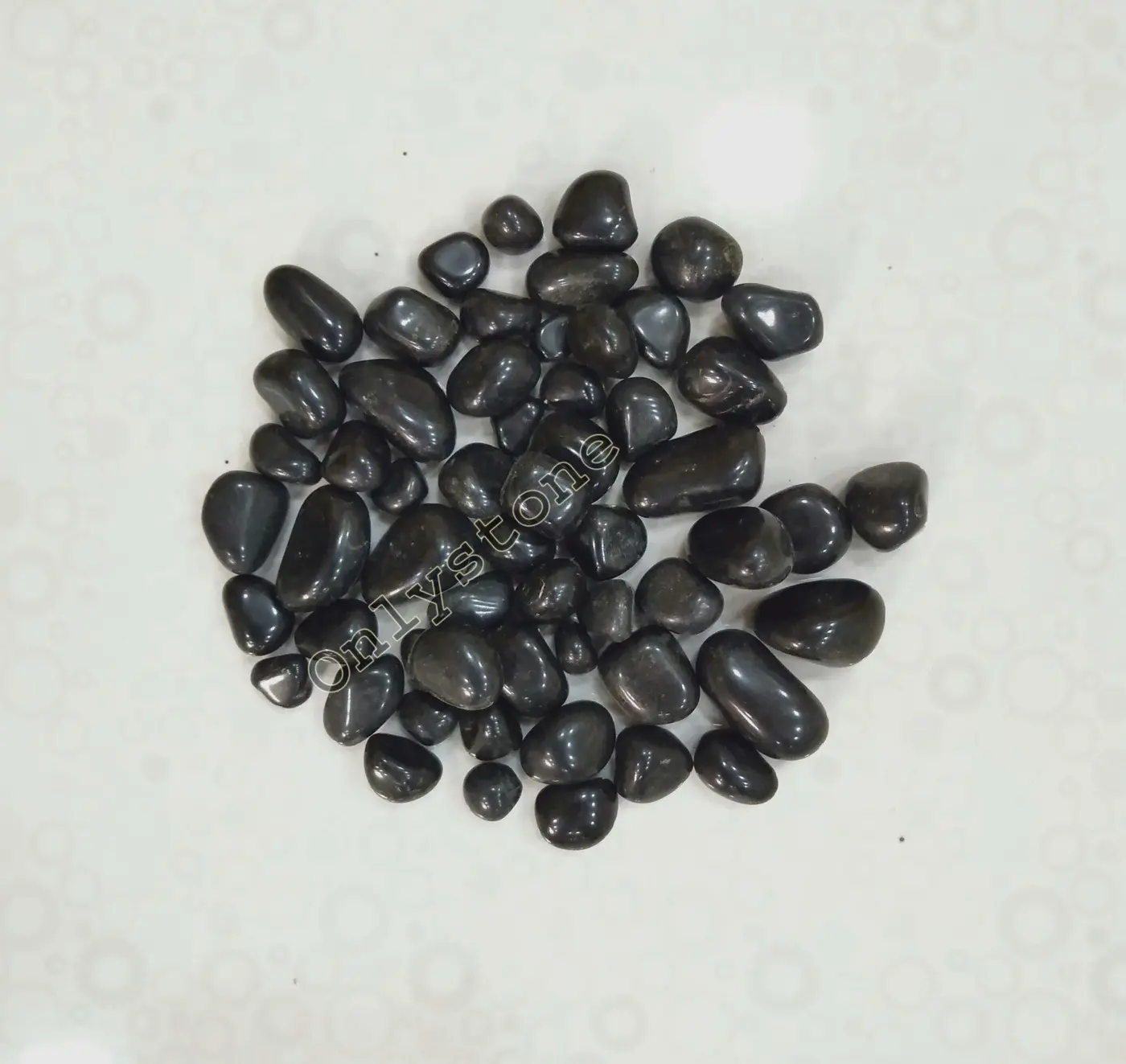 Black Decorative Pebbles — OS-PB-014 Coloured & Glass Pebbles