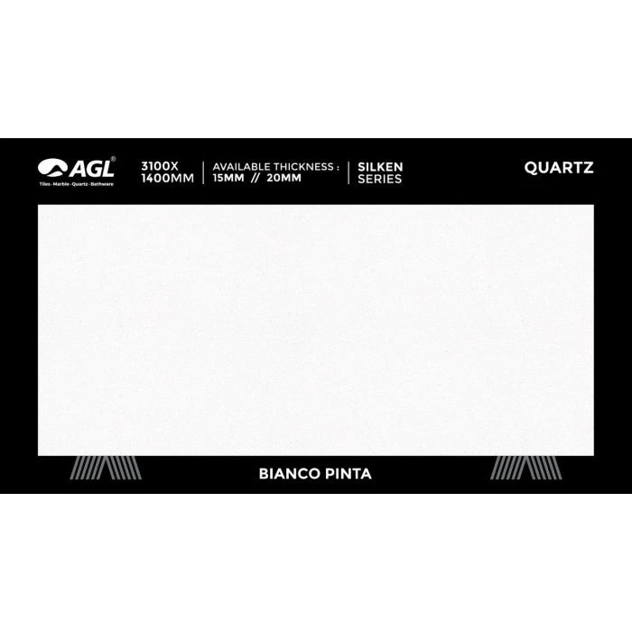 AGL Bianco Pinta Quartz — OS-QZ-010, view 3