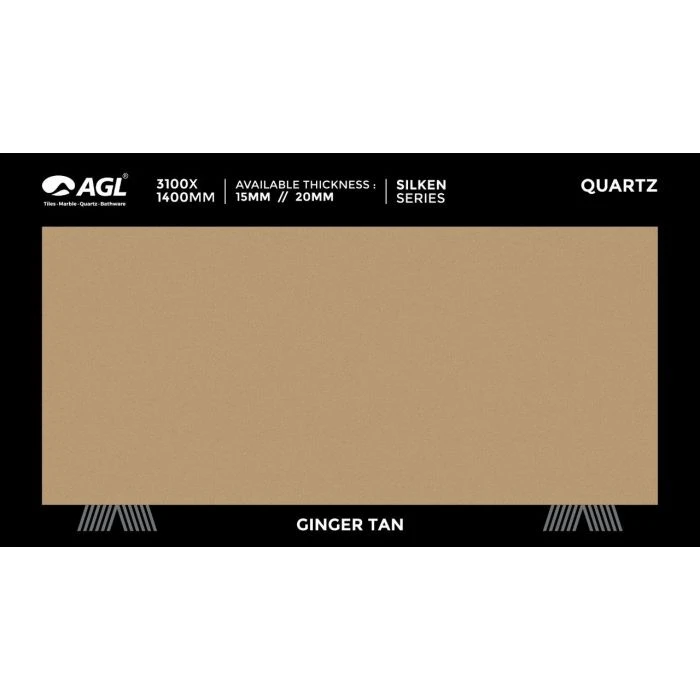 AGL Ginger Tan Quartz — OS-QZ-026, view 3