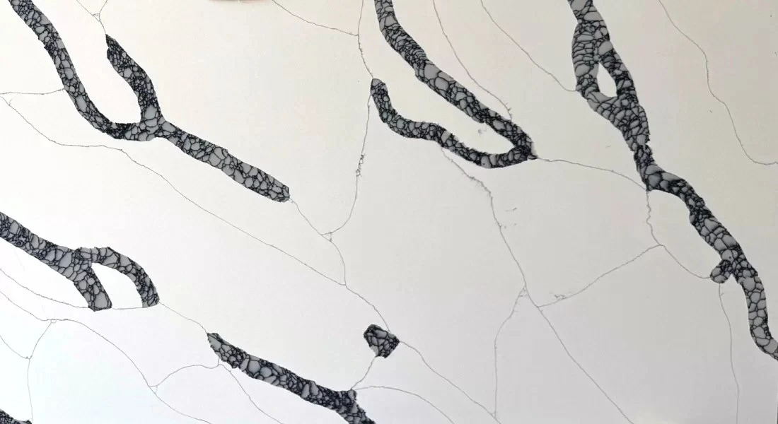 VOLCANO WHITE Quartz — OS-QC-034 Quartz Slabs