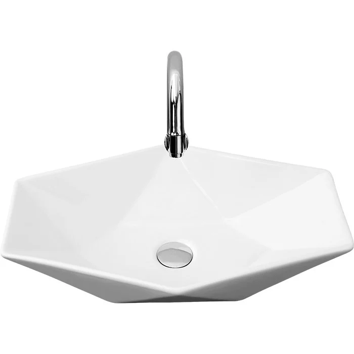 HEXAGON(BT-43) Table Top Basin — OS-BS-HEXAGON-BT-43 Table Top Basins