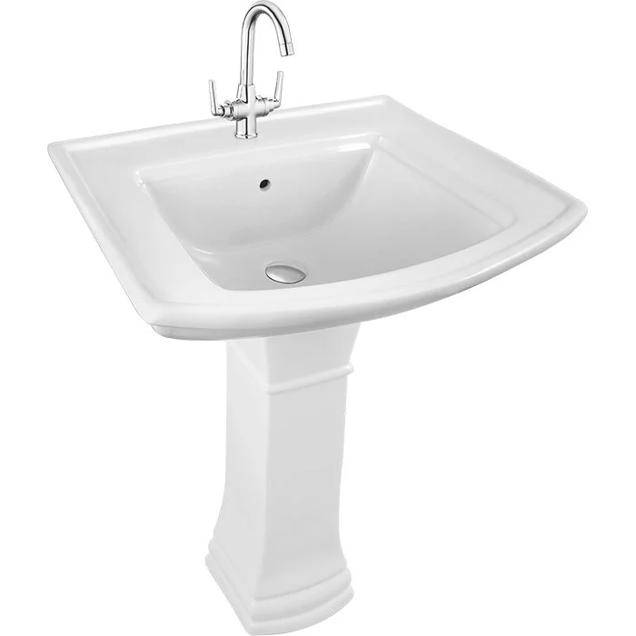RAJWADI(BWB28-BPD09) Full Pedestal Basin — OS-BS-RAJWADI-BWB28-BPD09 Full Pedestal Basins