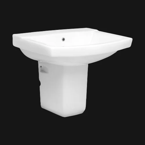 Viva Half Pedestal Basin — OS-SW-1352 Half Pedestal Basins