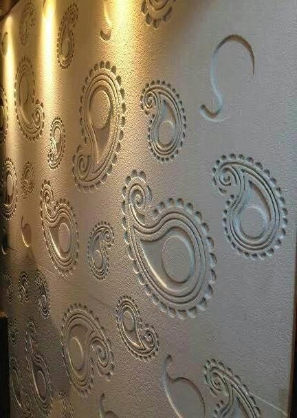 Circular Rhythm Stone Mural — OS-SM-001 Carved Murals