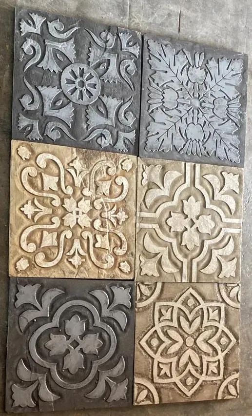 Six Ornamental Rosette Stone Panels — OS-SM-149, view 2