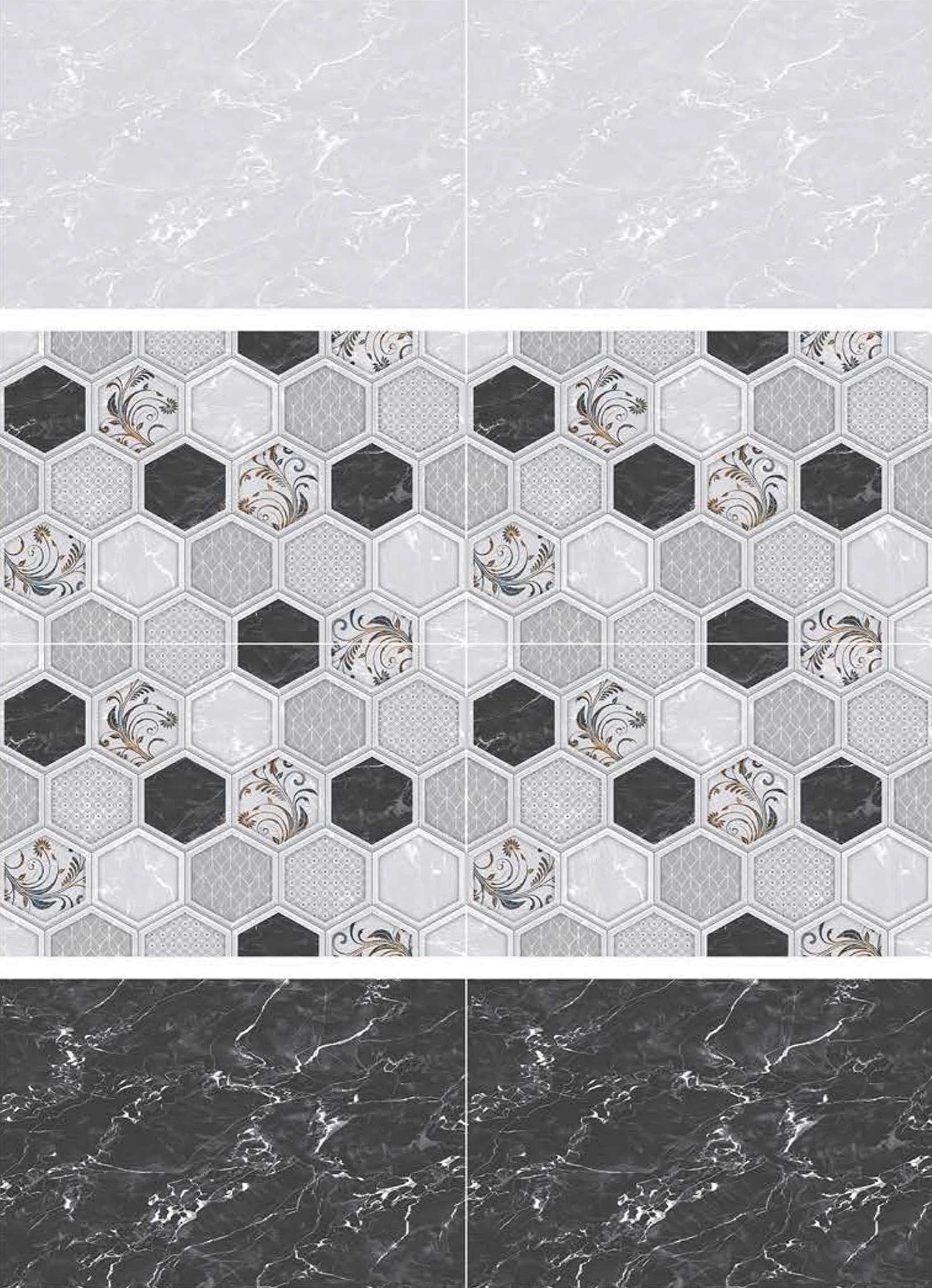 OTH 1360 coordinated wall-tile arrangement