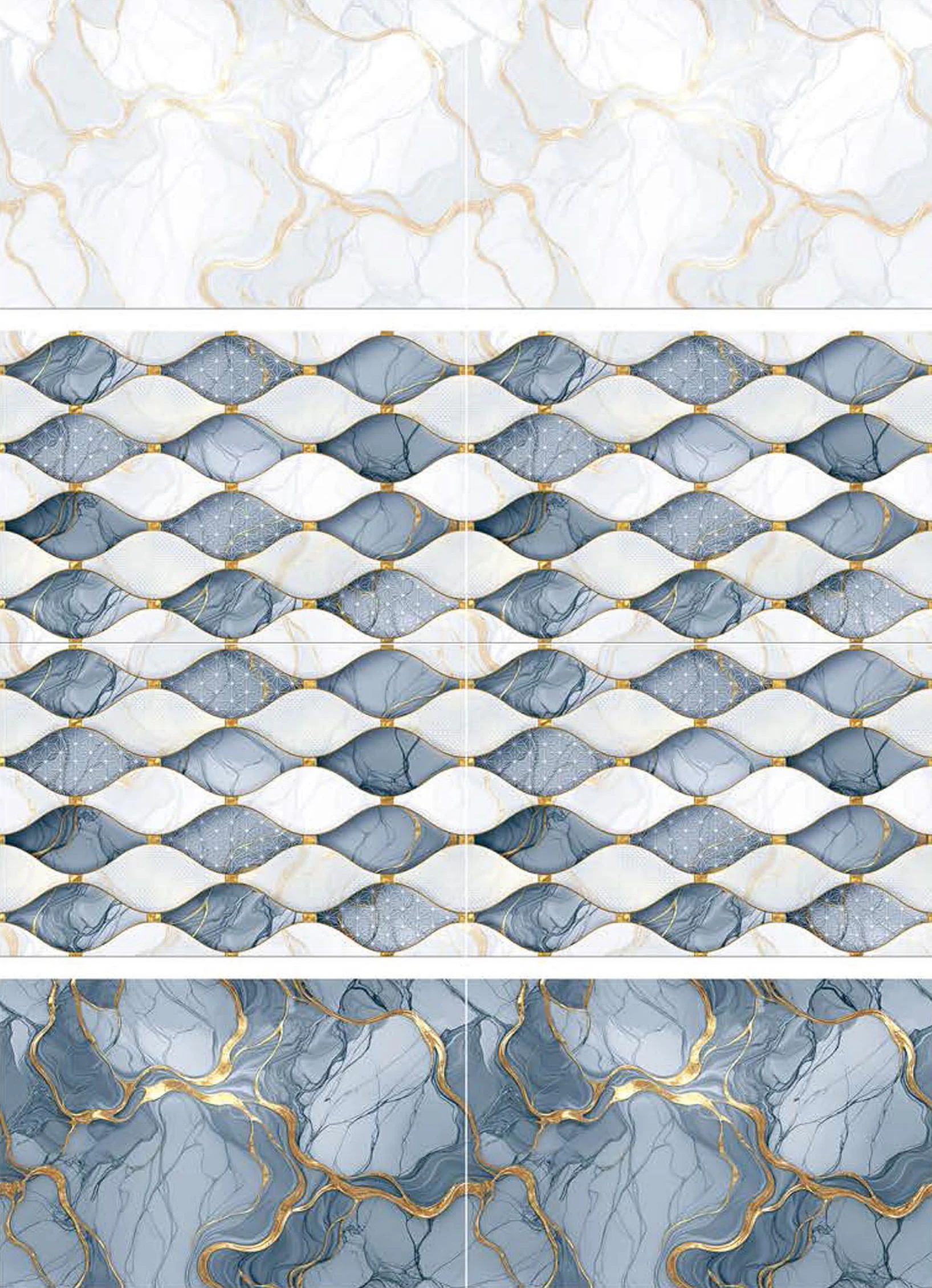 OTH 6511 coordinated wall-tile arrangement