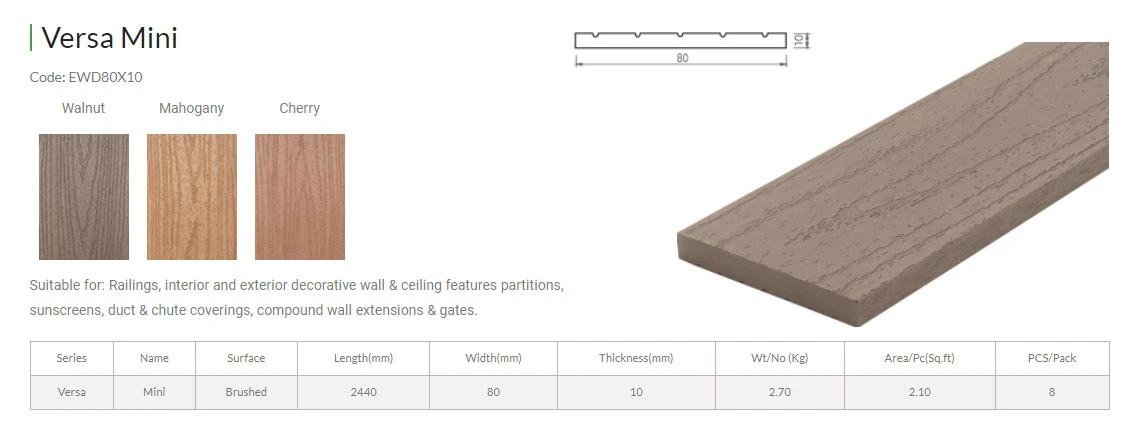WPC Versa Mini — OS-WPC-024 WPC Planks